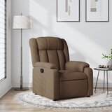 vidaXL Naslonjač od tkanine smeđi | shoptok.hr