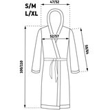 Tutumi Ženski kopalni plašč DIAMOND Ecru S/M | Shoptok.si