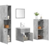 Furnova Kopalniško pohištvo 5 kosa betonsko sive barve konstruiran les, (21945950) | Shoptok.si