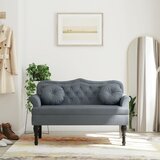 vidaXL Klop z blazinami temno siva 120,5x65x75 cm žamet Cene