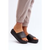 Boto FB3 Women's Black Thick Sole Slides Oreithano | shoptok.hr