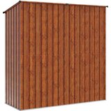  Vrtne šupe Smeđa 203 x 85 5 x 200 cm Metal | shoptok.hr