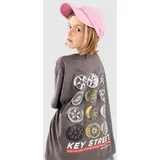 Wheels Kids T-shirt charcoal