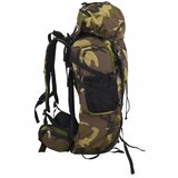  Ruksak za planinarenje maskirno zelena 60 L od tkanine Oxford | shoptok.hr