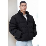 Dewberry 99887 Oversize Mens Padding Jacket-BLACK | Shoptok.si