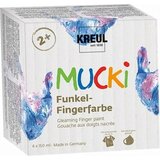 Kreul Svjetlucave boje nanosive prstima 150 ml MUCKI - set 4 x 150 ml (boje za) Cijene