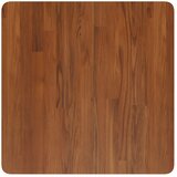  Zidna polica za umivaonik od čelika i masivne hrastovine Smeđa 60 x 60 x 2.5 cm | Shoptok.si