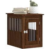 vidaXL Namještaj s kavezom za pse boja smeđeg hrasta 45x62x59cm drveni | shoptok.hr