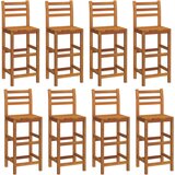 The Living Store barski stolčki 8 kosov trden akacijev les - barski stolček, (21419846) | Shoptok.si