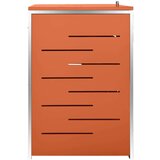  Spremište za tri kante za smeće 207 x 77,5 x 115 cm čelično | shoptok.hr