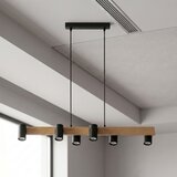 Brilagi LED RGBW prigušiva luster na sajli SELE 6xGU10/6,5W/230V crna/hrast | Eponuda.com