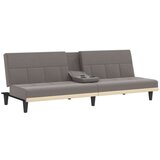  Raztegljiv kavč z držali za skodelice taupe blago, (20697675) | Shoptok.si