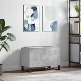 vidaXL Omarica za gramofonske plošče betonsko siva 74,5x38x48 cm les | Shoptok.si