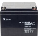 Vision Akkus CP12240DX CP12240DX svinčeni akumulator 12 V 24 Ah svinčevo-koprenast (Š x V x G) 166 x 125 x 175 mm M5-vijačni priklop brez vzdrževanja\, obstojnostni cikel Svinčev akumulator, (20439261) Cene