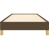  Okvir za krevet bez madraca tamnosmeđi 100x200 cm od tkanine | shoptok.hr
