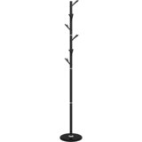  Stalak za kapute crni 175 cm od željeza obloženog prahom | shoptok.hr