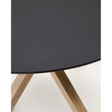 Kave Home Okrogla jedilna miza s stekleno mizno ploščo ø 120 cm Argo – | Shoptok.si