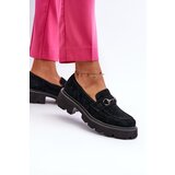 VINCEZA Massive Women's Suede Moccasins Black Neloria | Shoptok.si