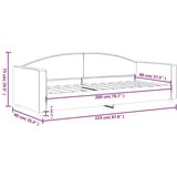  Raztegljiv kavč taupe 80x200 cm blago, (20792506) | Shoptok.si