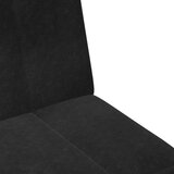  Dvosjed na razvlačenje s tabureom crni baršunasti | shoptok.hr