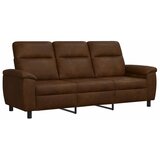  Set sofe 3 pcs Smeđa Umetnička suknja koža - Smeđa 1-sjedalo + 2-sjedalo (140 cm) + 3-sjedalo | shoptok.hr