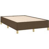  s oprugama i madracem LED tamnosmeđi 120x190 cm tkanina | shoptok.hr