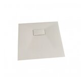 Sanotechnik Kvadratna tuš kad SMC KVD s kanaleto (80 x 80 x 2,6 cm, strukturirana, bela) | Shoptok.si