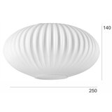  zamensko staklo za luster harma E27 14x25 cm belo | Eponuda.com