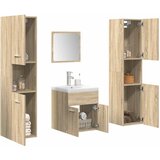 vidaXL 5-dijelni set kupaonskog namještaja boja hrasta sonome drveni | shoptok.hr