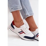 EVENTO Leather Women's Sports Shoes White Navy Lorvessa | Shoptok.si