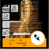 Aigostar LED spoljašnji božićni niz 900xLED/8 funkcija 6m IP44 topla bela Cene