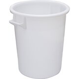 eurokraft basic okrogla posoda, prostornina 75 l, od 10 kosov, bele barve Cene