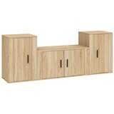  3-dijelni set TV ormarića boja hrasta sonome konstruirano drvo | shoptok.hr