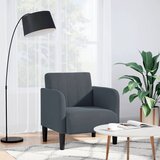 SOFA s naslonima za ruke tamno siva 54 cm baršunasta | Shoptok.si