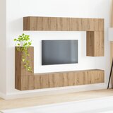  Set TV komoda 5 kom. Umjetnički hrast Konstruirano drvo | shoptok.hr