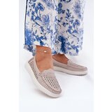 VINCEZA Leather Women's Moccasins With Openwork Pattern Cijene