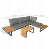  Set vrtnog namještaja Nuforma siva | shoptok.hr