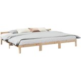 vidaXL Obiteljski okvir kreveta bez madraca 270x200 cm Puno drvo Bor | shoptok.hr