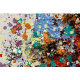 Slikana slika na platnu drvo 60x60 cm