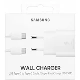 Samsung kućni punjač USB-C s kabelom C-C 25W white