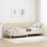  Kutni okvir kreveta Krema 80 x 200 cm tkanina | shoptok.hr