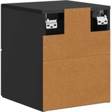  Noćni ormarić za montažu na zid 2 pcs Crna 33 x 34,5 x 40 cm | Eponuda.com