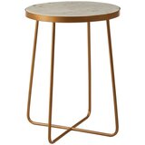 Premier Housewares Okrugao pomoćni stol s mramornom pločom ø 36 cm Shalimar – | shoptok.hr