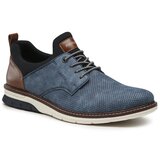 Rieker Cipele na vezanje plava melange / brokat / crna | shoptok.hr