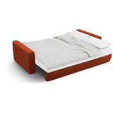 Cosmopolitan Design Opečnato oranžna žametna raztegljiva sedežna garnitura s prostorom za shranjevanje 238 cm Belfast – | Shoptok.si