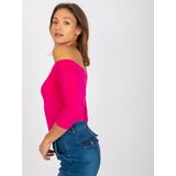 BASIC Feel Good Blouse-RV-BZ-4692.11-fuchsia | shoptok.hr