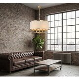 Open Design OR80230 - Luster na lancu CASA 6xE14/15W/230V krem/mesing | Eponuda.com