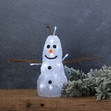 Star Trading Bijeli božićni svjetlosni ukras Crystal Snowman – | shoptok.hr