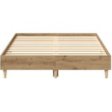  Okvir kreveta bez madraca smeđi hrast 140x190 cm izrađeno drvo | shoptok.hr