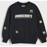 Sinsay Pamučna crewneck majica s vezom Minecraft | shoptok.hr